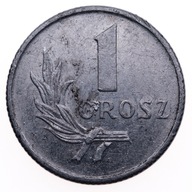 1 grosz 1949 | Destrukt - nadlewki na awersie i rewersie | 0010/25