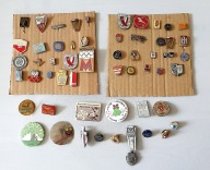 Odznaka przypinka wpinka zestaw PRL 55 szt (1)