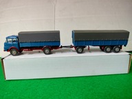 Wiking,, samochód ciężarowy KRUPP z przyczepą, 1/87