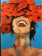 „W objęciach radości” – (338) rozm 77,5 x 58 cm . dla 884 Skubalskich.