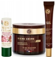 1 x Krem RICHE Dzień/Noc 75ml + Krem pod Oczy + Balsam do ust YVES ROCHER