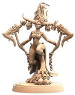 Burning Sin Demon Herald Wściekłości Pinup Fantasy RPG D&D Druk 3D NSFW