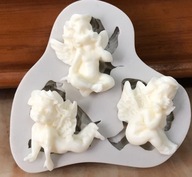 Forma silikonowa 3 aniołki