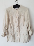 TCHIBO CERTFIED KOSZULA ROZ.M/L SAFARI LEN LNIANA