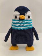 PINGWIN miś szydełko maskotka zabawka prezent handmade amigurumi ręcznie