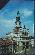 Karta używana Nr 33 50 imp. "Poznań - Ratusz" w stanie dobrym