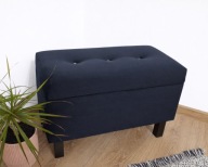 Ławka pufa puf otwierana 60x30 schowek pojemnik tapicerowana siedzisko