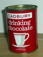 CADBURY Drinking Chocolate - stara puszka .