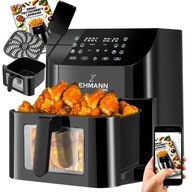FRYTOWNICA BEZTŁUSZCZOWA LEHMANN AIR FRYER 8L DUŻA MOCNA SMART FRYTKOWNICA