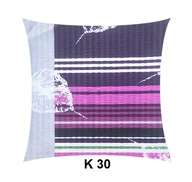 Poszewka z kory 40x40 jasiek z bawełny gofrowanej K 30 liść na fiolecie