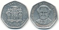 Jamajka 1 Dollar - 1995r ... Monety