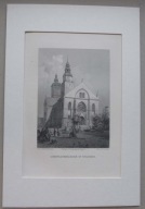 ZŁOTORYJA (Goldberg) DOLNY ŚLĄSK, Kościół Narodzenia NMP, Staloryt 1885