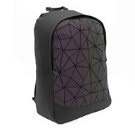 Plecak szkolny jednokomorowy St. Majewski czarny, fioletowy