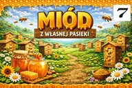 REKLAMA BANER MIÓD PROSTO Z PASIEKI MIODU 100X50 7