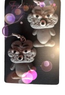 KOLCZYKI Z MODELINY FAJNIAKI SMOG STEFEK BIEDRONKA