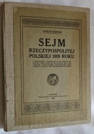 SEJM RZECZYPOSPOLITEJ POLSKIEJ 1919 ROKU- RZEPECKI, 1920
