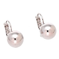 83852 KOLCZYKI PLATYNOWANE 15/10 MM eleganckie kulki