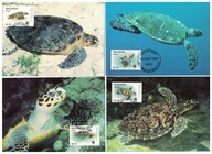 5-GK82- Malediwy,WWF,1995, Żółwie