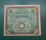2 Franki 1944,seria Z,banknot aliandzki