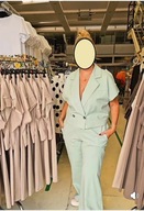 Komplet garniturowy damski seledyn 42/44 Italy !!!