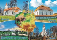 MOŃKI - KOŚCIÓŁ - TYKOCIN - SYNAGOGA - KNYSZYN - KOŚCIÓŁ - MAPKA