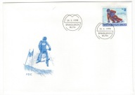 Czechy 1998 FDC Znaczek 170 sport skibob