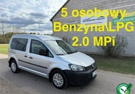 Volkswagen Caddy 2.0 MPI 109 KM 5 osobowy Nowa instalacja LPG 2.0 109KM
