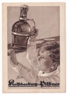 Reklama Browaru KETSCHENBURG Pilzner lata 30 Piwo chłopiec Duży Format