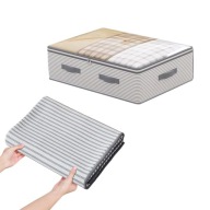 Organizer pod łóżko 60x44x20 cm–pokrowiec na pościel, ubrania, poduszki