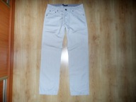 RESERVED jak NOWE beżowe SPODNIE 35x34 pas 91 na 184