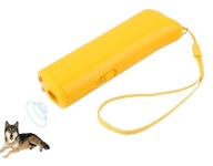 ODSTRASZACZ PSÓW ULTRADŹWIĘKOWY TRESER TRENAŻER LATARKA LED 3W1 9V