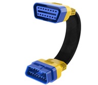 PRZEDŁUŻKA ELASTYCZNA SOLIDNA OBD 2 II PRZEDŁUŻACZ ADAPTER 40cm eOBD KABEL