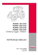 Case PUMA 185, 200, 220, 240 CVX Drive (Stage IV) - instrukcja obsługi PL