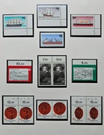 Klaser ze Znaczkami Koperty FDC Pocztówki Arkusze Niemcy RFN BRD Kolekcja