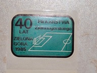stara naklejka - 40 lat piłkarstwa zielonogórskiego