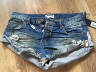 ONE TEASPOON szorty jeans zara siwiec Moliera 2 S 26 NOWE