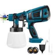 AGREGAT MALARSKI PISTOLET ELEKTRYCZNY DO MALOWANIA ŚCIAN 2 DYSZE 1000ML