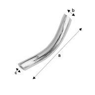 RS-2/15 Rurka skręcana 15 mm Srebro 925