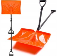 ŁOPATA DO ŚNIEGU ALUMINIOWA SKŁADANA ZGARNIACZ DO ODŚNIEŻANIA POMARAŃCZOWA