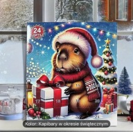 24-Dniowy KALENDARZ ADWENTOWY KAPIBARA PUDEŁKO PREZENTOWE 24-Dniowy+GRATIS