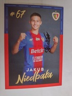 Karta klubowa autograf Piast Gliwice Niedbała 22/3