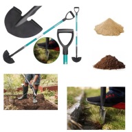 SZPADEL METALOWY DO TRAWY ZIEMII WYKOPKÓW ROŚLIN KRZEWÓW PRZYCINAK