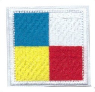POLSKA - UKRAINA ____ ŁATKA, NASZYWKA 6x6cm