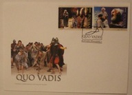 QUO VADIS - ORYGINALNA KOPERTA + 2 ZNACZKI + ORYGINALNA PIECZĄTKA