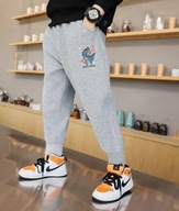 Bawełniane szare spodnie dresowe / joggery dla chłopca – 104 (~4 lata)