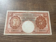 Jamajka - 5 szylingów - 1940 - rzadki