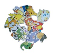 Kolorowe naklejki motywacyjne Pokemon 20szt