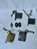 Zamki do szafek z PRL nowe z kluczykami
