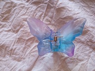 spinka do włosów - klamra- motyl BLUE