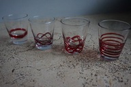 HOLMEGAARD KIELISZKI HAND MADE SZKŁO ARTYSTYCZNE komplet NOWE danish design